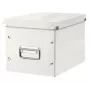 Leitz Click & Store WOW Cube caixa de arrumação média, caixa de arrumação, branco, retangular, cartão, monocolor, interior