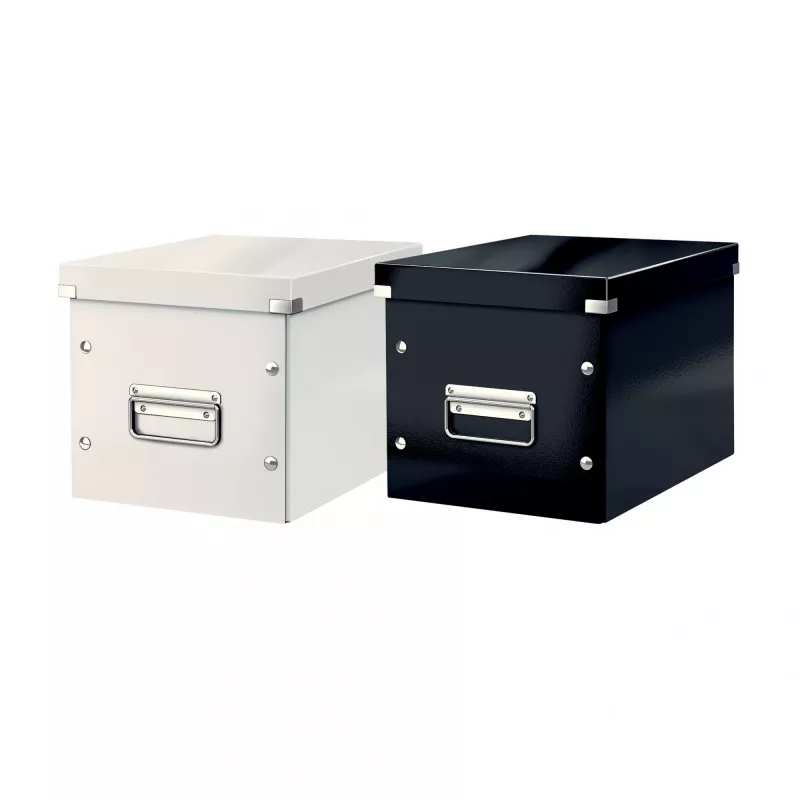 Leitz caixa de arrumação Click & Store WOW Cube Medium, fúcsia, cartão, 260 mm, 260 mm, 240 mm