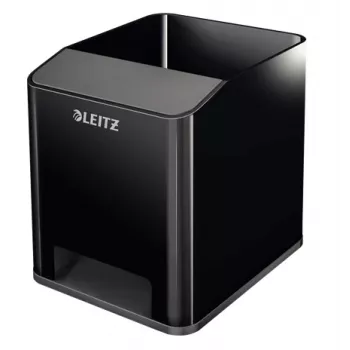 Leitz 53630095 porta-canetas de poliestireno, preto