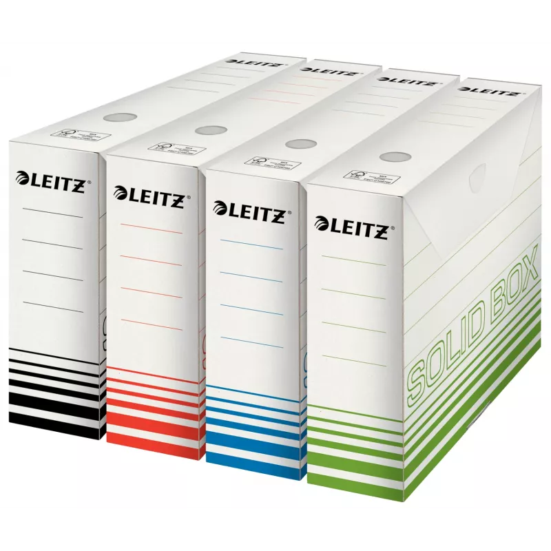 Leitz 61270001 caixa de arquivo cartão preto, branco