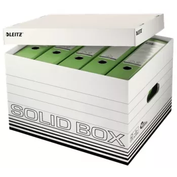 Leitz Solid Caixa de armazenamento para documentos preto, branco