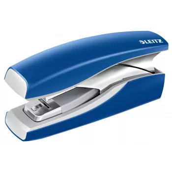 Leitz Agrafador Softpress flat clinch 30 folhas, 30 folhas, azul, flat clinch, agrafos Leitz Softpress, plástico, 80 g/m²