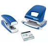 Leitz Agrafador Softpress flat clinch 30 folhas, 30 folhas, azul, flat clinch, agrafos Leitz Softpress, plástico, 80 g/m²