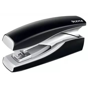 Leitz Agrafador Softpress flat clinch 30 folhas, 30 folhas, preto, flat clinch, agrafos Leitz Softpress, plástico, 80 g/m²