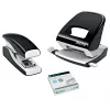 Leitz Agrafador Softpress flat clinch 30 folhas, 30 folhas, preto, flat clinch, agrafos Leitz Softpress, plástico, 80 g/m²