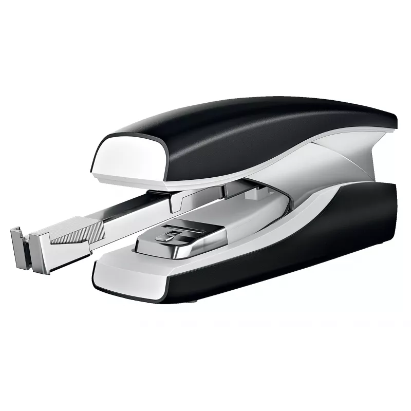 Leitz Agrafador Softpress flat clinch 30 folhas, 30 folhas, preto, flat clinch, agrafos Leitz Softpress, plástico, 80 g/m²