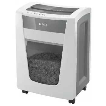 Leitz IQ Office Pro Destruidora de documentos P5, corte micro, 23 cm, 2 x 15 mm, 30 l, 300 folhas, 55 dB