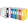 Leitz Dossier de arquivo 180° WOW POB/laminado A4/80 mm, A4, cartão, preto, 600 folhas, 80 g/m², 8 cm