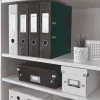 Leitz Dossier de arquivo 180° WOW POB/laminado A4/80 mm, A4, cartão, preto, 600 folhas, 80 g/m², 8 cm