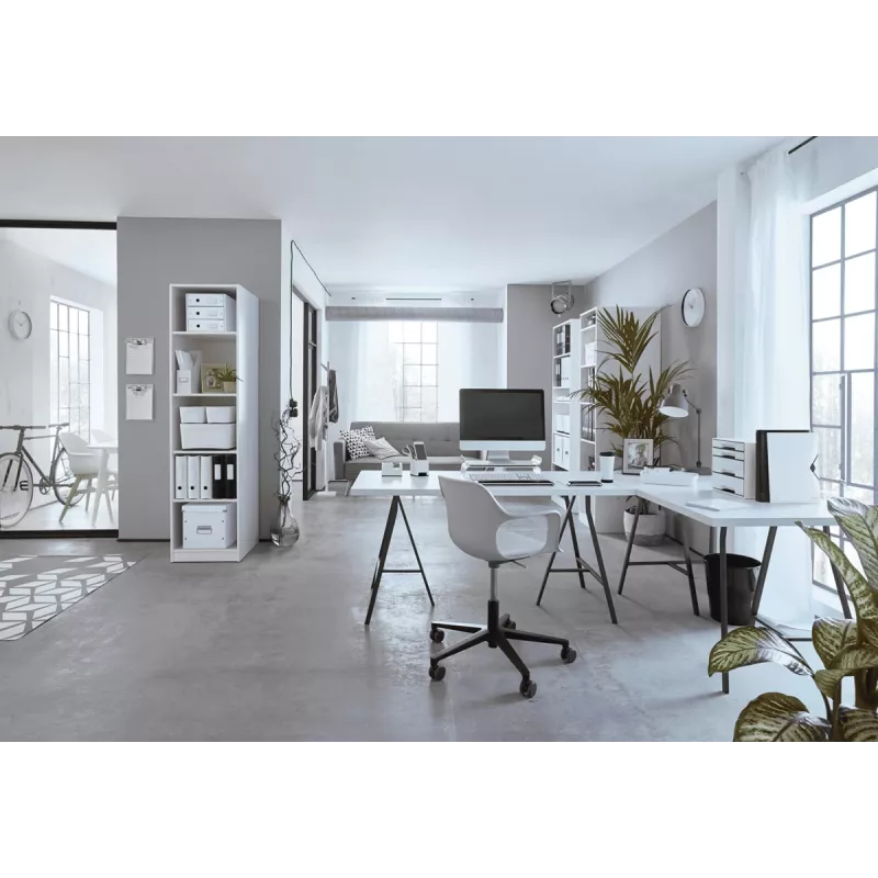 Leitz Dossier de arquivo 180° WOW POB/laminado A4/80 mm, A4, cartão, preto, 600 folhas, 80 g/m², 8 cm