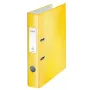 Leitz Dossier 180° WOW POB/laminado A4/50 mm, A4, anel D, cartão, amarelo, 350 folhas, 285 mm