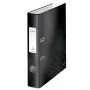 Leitz Dossier de arquivo 180° WOW POB/laminado A4/50 mm, A4, mecanismo Q, armazenamento, cartão, preto, 350 folhas