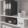 Leitz Dossier de arquivo 180° WOW POB/laminado A4/50 mm, A4, mecanismo Q, armazenamento, cartão, preto, 350 folhas
