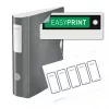 Leitz Dossier Active PP WOW A4/80 mm, A4, anel D, armazenamento, polyfoam, branco, 500 folhas
