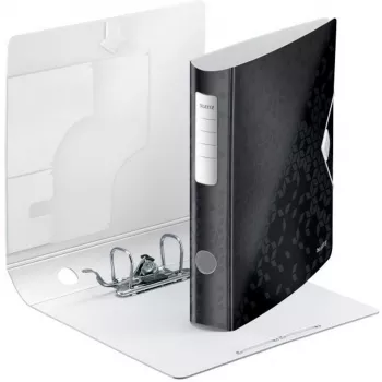 Leitz Dossier Active PP WOW A4/65 mm, A4, polyfoam, preto, 350 folhas, 80 g/m², 6,5 cm