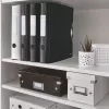 Leitz Dossier Active PP WOW A4/65 mm, A4, polyfoam, preto, 350 folhas, 80 g/m², 6,5 cm