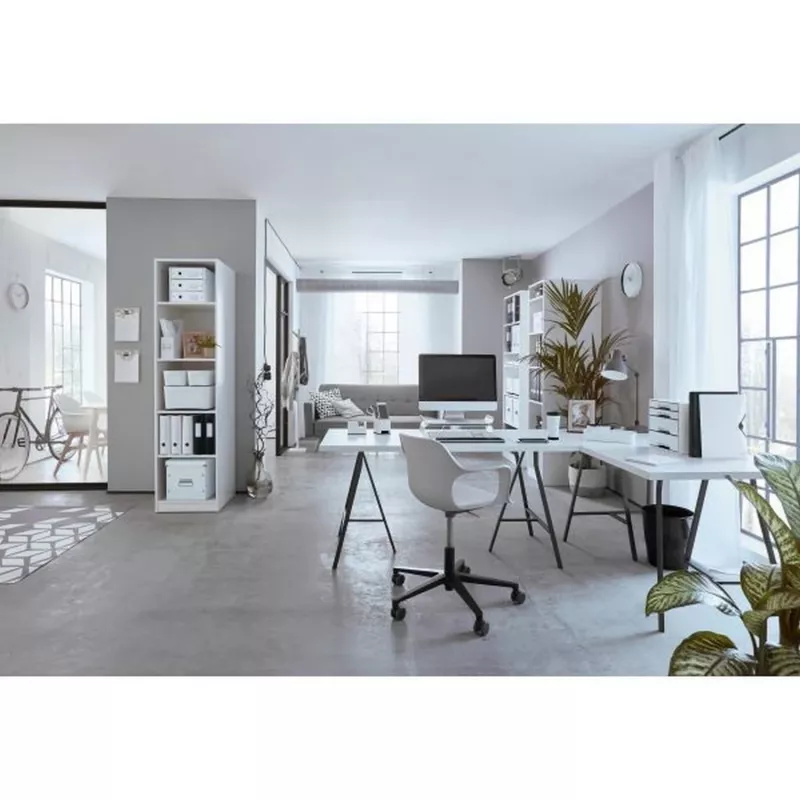 Leitz Dossier Active PP WOW A4/65 mm, A4, polyfoam, preto, 350 folhas, 80 g/m², 6,5 cm