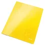 Leitz Pasta de aba em cartão WOW A4, pasta convencional, A4, cartão, amarelo, formato vertical, 250 folhas