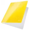 Leitz Pasta de aba em cartão WOW A4, pasta convencional, A4, cartão, amarelo, formato vertical, 250 folhas