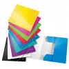 Leitz Pasta de 3 abas WOW Card/POB A4, pasta de abas, A4, polipropileno (PP), preto, 150 folhas, elástico