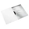 Leitz Pasta transparente ColorClip WOW A4 PP, pasta de apresentação, A4, polipropileno (PP), branco, 30 folhas, 80 g/m²