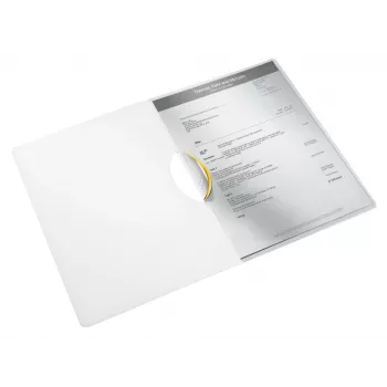 Leitz Pasta de aba ColorClip WOW A4 PP, pasta de apresentação, A4, polipropileno (PP), amarelo, 30 folhas, 80 g/m²