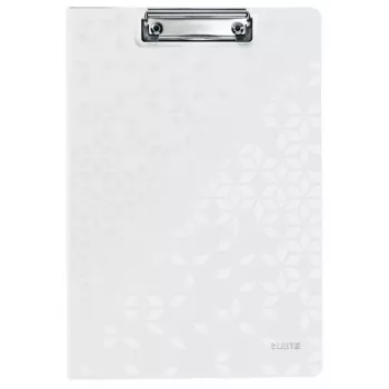 Leitz Prancheta com tampa WOW, A4, polyfoam, branco, 75 folhas, 1 bolsa, 230 mm