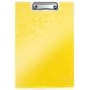 Leitz Prancheta com tampa WOW, A4, polyfoam, amarelo, 75 folhas, 1 bolsa, 230 mm