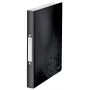 Leitz Ficheiro de anéis WOW PP A4 2RR/25 mm, A4, anel redondo, polipropileno (PP), preto, 190 folhas, 80 g/m²