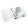 Leitz Ficheiro de anéis WOW, A4, anel redondo, armazenamento, polipropileno (PP), branco, brilhante
