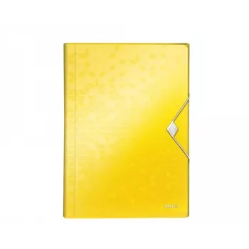 Leitz Pasta de projeto WOW PP, A4, polipropileno (PP), amarelo, formato vertical, 250 folhas, 80 g/m²