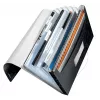 Leitz Pasta de projeto WOW PP, pasta de envelope, A4, polipropileno (PP), preto, formato horizontal/vertical, 250 folhas