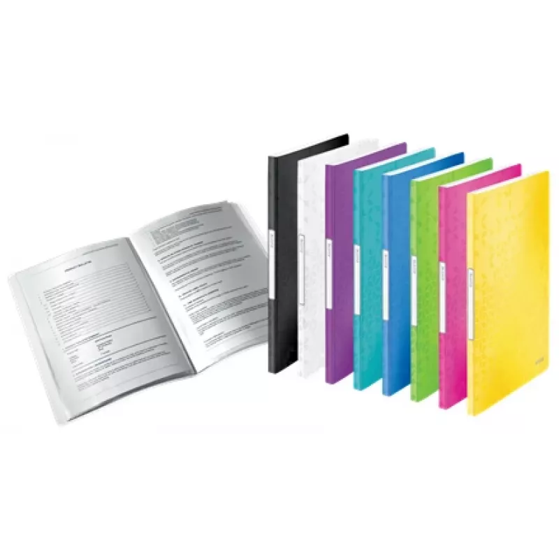 Leitz Livro de apresentação WOW PP 20 bolsas, branco, policloreto de vinilo (PVC), 20 bolsas, A4, 231 mm, 13 mm