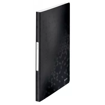Leitz Livro de apresentação WOW PP 40 bolsas, preto, polipropileno (PP), 40 bolsas, A4, 231 mm, 16 mm