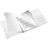 Leitz WOW PP Separadores para dossier rápido 6 divisões, pasta suspensa convencional, A4, polipropileno (PP), branco, brilhante, 200 folhas