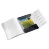 Leitz Livro de separadores WOW PP 6 abas, dossier convencional, A4, polipropileno (PP), preto, brilhante, 200 folhas