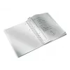 Leitz Caderno WOW A4 quadriculado, Encadernação Wire-O com capa PP, Padrão, Preto, A4, 80 folhas, 80 g/m², Papel quadriculado