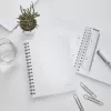 Leitz Caderno WOW A5 pautado, Encadernação em espiral com capa PP, Monocromático, Branco, A5, 80 folhas, 80 g/m², Papel pautado