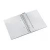 Leitz Caderno WOW A5 pautado, Encadernação em espiral com capa PP, Monocromático, Branco, A5, 80 folhas, 80 g/m², Papel pautado