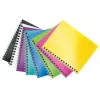 Leitz Caderno WOW A5 pautado, Encadernação em espiral com capa PP, Monocromático, Branco, A5, 80 folhas, 80 g/m², Papel pautado