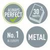 Leitz Perfurador NeXXt WOW 5008 Metal 2 furos / 30 folhas, 30 folhas, Amarelo, Metal, 8 cm, 5,5 mm, A4, A5, A6, Fólio, Quarto US, 8 x 8 x 8 cm