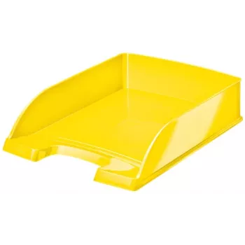 Leitz Bandeja de correspondência WOW, Plástico, Amarelo, A4, 242 x 330 x 60 mm, 255 mm, 70 mm