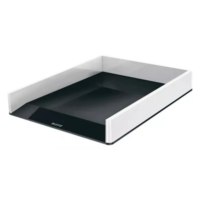 Leitz Bandeja de correspondência WOW Dual Colour, Plástico, Preto, Branco, A4, A4, 267 mm, 336 mm