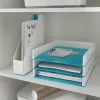 Leitz Porta-revistas WOW Dual Colour, Violeta, Branco, Plástico, A4, 73 mm, 272 mm, 318 mm