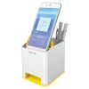 Leitz Porta-canetas Sound WOW, Branco, Amarelo, Poliestireno, 90 mm, 101 mm, 100 mm, 140 g