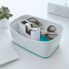 Leitz Fita adesiva de mesa WOW, 1,9 cm, 33 m, Poliestireno (PS), Azul-claro, Branco, 51 mm, 126 mm