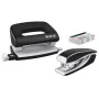 Leitz Conjunto agrafador e perfurador Mini WOW, 10 folhas, Preto, P2, Metal, Plástico, 3,5 cm, 100 agrafos