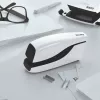 Leitz Agrafador a pilhas NeXXt WOW 5566, 10 folhas, Mecanismo de carga frontal, 1 cm, Plástico, Branco, Pilha