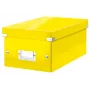 Leitz Caixa de armazenamento de DVDs Click & Store WOW, Amarelo, Cartão, 206 mm, 352 mm, 147 mm, 570 g