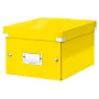 Leitz Caixa de armazenamento pequena Click & Store WOW, Caixa de armazenamento, Amarelo, Retangular, Cartão, Monocromático, Interior